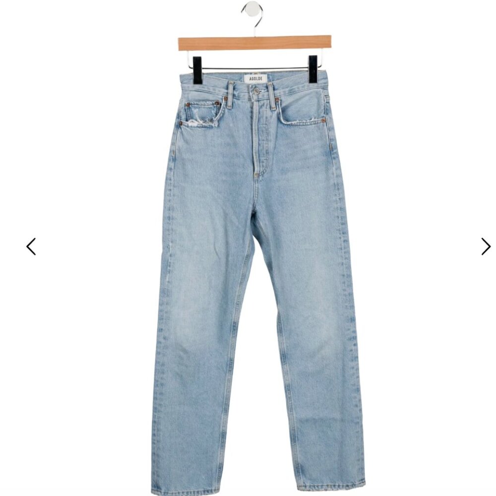 AGOLDE High-Rise Straight Leg Jeans Size 24